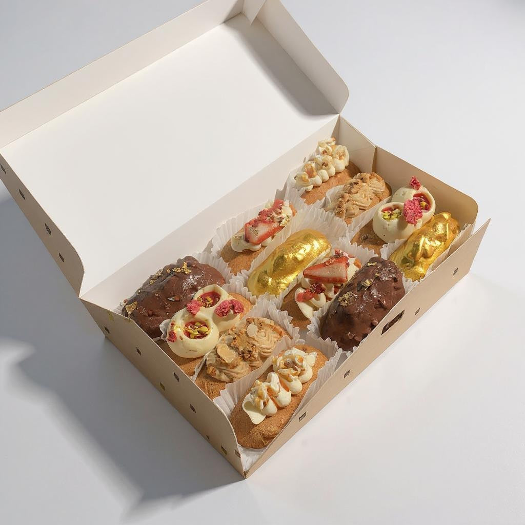 Mini eclairs box